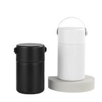 Bouteille isotherme alimentaire droite en acier inoxydable à double paroi sous vide, vierge pour sublimation, vente en gros