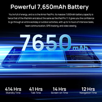 Tablet Resistente Ulefone Armor Pad Pro de 8 Pulgadas, 8+128 GB, 7650 mAh con NFC, Android 13, IP68/IP69K, Tablet 4G Ulefone