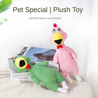 Jouets pour chiens en gros : Nouveau jouet sonore interactif pour animaux de compagnie, mignon, résistant aux morsures, en forme de poulet, pour la stimulation moléaire des chiens et des chats