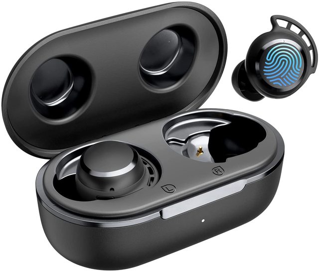 Tribit Flybuds 3 Mini Wireless Earbuds IPX7 Waterproof Headphone Deep Bass Earbuds With Mic