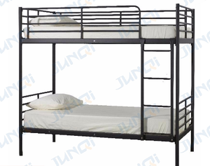 Поставки из Индии популярная кровать для взрослых двухместная металлическая кровать дешевые использованные двухъярусные кровати для продажи - Product Image 5