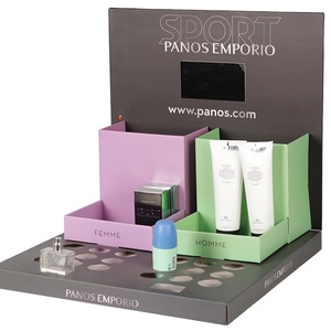 Quảng cáo cửa hàng bán lẻ bảng <span class=keywords><strong>Top</strong></span> PDQ hiển thị hộp có thể tái chế các tông hiển thị Hộp Mỹ phẩm nước hoa Showcase với màn hình LCD - Product Image 2