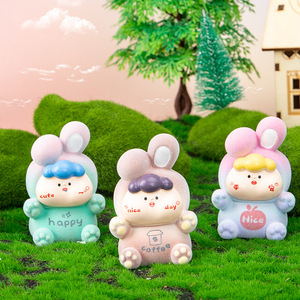 Yu Mo Craft - Juego de 6 Figuras de Resina Coleccionables Dudu Baby Flocked en Caja Sorpresa, Regalo para Niños - Product Image 4