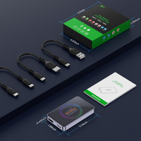Adaptador Inalámbrico CarPlay Fuallwin, Solución al Problema de Desconexión, Sin Retrasos, 4GB+32GB, con Pantalla Dividida y GPS para Más de 2000 Modelos de Auto
