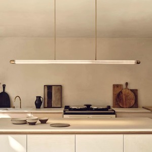 Linear Pendant <b>Light</b> 160cm <b>Led</b> E27 Single Head Chandelier For Restaurant Kitchen Dining Room - Product Image 2