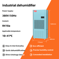 Dehumidifier Komersial New Lingde Electric 290L/D 380V dengan Layar Digital dan Fitur Restart Otomatis untuk Bengkel, Ruang Bawah Tanah, dan Arsip
