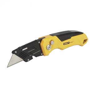 Cuchillo de cambio rápido, hoja trasera de bloqueo, cuchillo de utilidad retráctil, cortador de caja plegable, cuchillo de bolsillo, caja de cartón de aluminio plegable de acero - Product Image 1