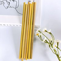 Échantillons Gratuits Pailles à Boire Durables Écologiques 20cm 8mm Pailles en Bambou