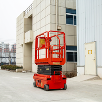 Mini-plateforme élévatrice à ciseaux autopropulsée 3m 4m pour travaux en intérieur dans les entrepôts