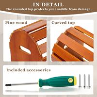 Cadre de selle en bois cintré, cadre de selle portable, équipement équestre, articles d'intérieur, cadre de selle