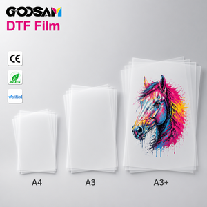 ฟิล์ม PET DTF แบบสองหน้า เคลือบด้าน สำหรับงานพิมพ์ร้อน-เย็น ขนาด A3 A4 A3 Plus ความหนา 75um สำหรับเสื้อยืด เสื้อผ้า DIY งานรีดร้อน ยอดขายดีที่สุด - Product Image 1