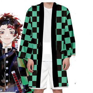 Kimetsu No Yaiba Tokyo Revengers Halloween Linterna de Calabaza Cosplay Haori Anime Kimono Largo Capa Ropa de Dibujos Animados - Product Image 1
