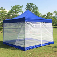 Tentes d'extérieur personnalisées auvent pliant gazebo 4 murs moustiquaire à parois latérales gazebo 3x3 tente