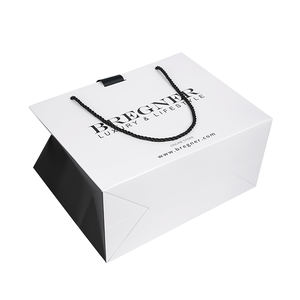 Vente en gros de sacs d'emballage en papier de luxe imprimés personnalisés pour les cadeaux d'achats de soins de la peau cosmétiques <span class=keywords><strong>bigl</strong></span> de haute qualité - Product Image 3