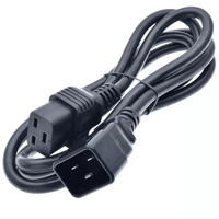 Vente en gros C19-C20 cordon d'alimentation 16A 250V haute qualité C20 prise mâle vers C19 prise femelle PDU UPS serveur câble d'extension d'alimentation