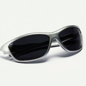 Gafas de Sol Deportivas Cyberpunk Plateadas de Moda, Protección UV400, para Hombre y Mujer, Venta al Por Mayor - Product Image 3