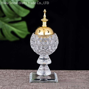 Brûleur d'encens en cristal direct fabricants four à charbon brûlant encens pilule porter encens style exotique - Product Image 6