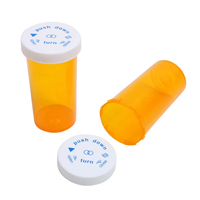 Vente en gros de flacons de médicaments en plastique sur mesure de 50ml 30ml 25ml 20ml 15ml 10ml et 5ml avec couvercles à l'épreuve des enfants