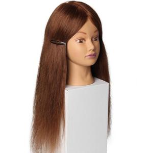 Thẩm Mỹ Blonde Màu 100% Bất Human Tóc Mannequin Đào Tạo <span class=keywords><strong>Head</strong></span> Cho Thợ Làm Tóc - Product Image 5