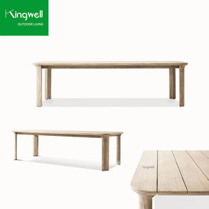Conjunto de Sofás de Madera de Teca Modernos para Exteriores, Muebles de Jardín de Madera de Teca para Hotel, Parque, Balcón y <span class=keywords><strong>Bistro</strong></span> - Product Image 6
