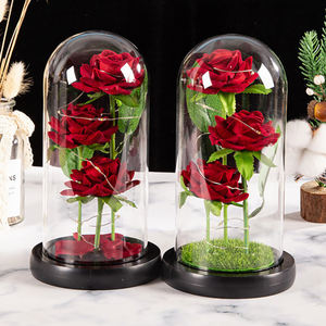 3แพ็ค<span class=keywords><strong>ดอกไม้</strong></span>กุหลาบนิรันดร์พร้อมไฟ LED โดมแก้วที่เก็บรักษาไว้กุหลาบ<span class=keywords><strong>ดอกไม้</strong></span>ประดิษฐ์วันวาเลนไทน์<span class=keywords><strong>2022</strong></span>ของขวัญ - Product Image 4