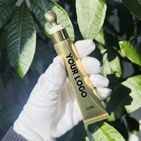 Gloss repulpant végétalien 20 ml à marque privée, hydratant instantané, huile repulpante extrême pour les lèvres en alliage de zinc