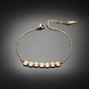 Tobilleras Étnicas de Moda con Piedras Preciosas de Luna y Estrella, Joyería de Mariposa y Cereza, Tobillera con Inicial de Corazón para Niñas - Product Image 4