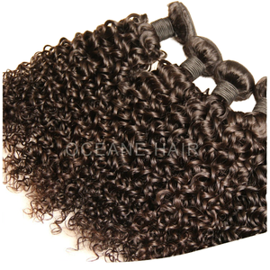 K.S <b>WIGS</b> 8A 10A 12A Remy Human Hair Bundles <b>Deep</b> <b>Wave</b> Double Drawn Machine Double Weft Hair Weave Extensions Bundle Hair - Product Image 1