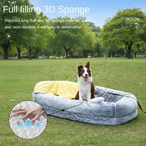 Modern Large <b>Dog</b> & Cat <b>Bed</b>-Long-haired Plush Eco-friendly Removable Washable 1.8m Sleeping <b>Bed</b> for Pets-All Seasons - Product Image 3