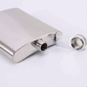 Stainless Steel Flask Set With Funnel And <b>Gift</b> <b>Box</b> Portable Minimalist Design For Presents - Product Image 3