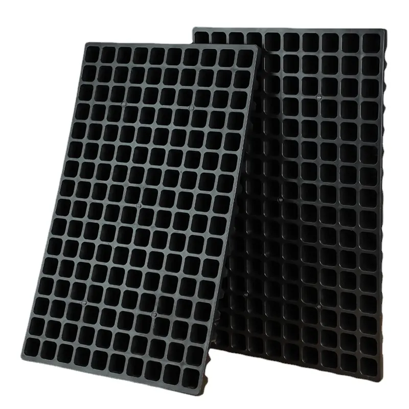 Grote 200 Cellen Herbruikbare Black Plug Zaad Starter Trays Voor Planten Vermeerdering Kwekerij Zaailing