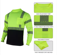 Polo de travail haute visibilité avec bandes réfléchissantes, pantalon de travail, chemise haute visibilité pour la route, chemise ignifuge