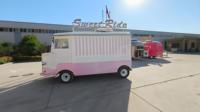 Factory Direct Retro Electric Citroen Truck Mobile Food Truck Commercial Electric Yakitori Grill Machine Candy Stadium Night