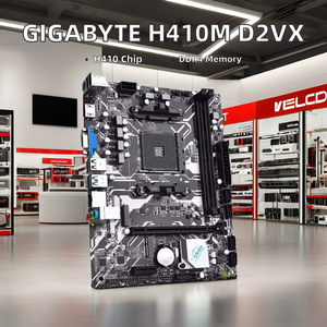 <span class=keywords><strong>H410M</strong></span> D2VX Si มาเธอร์บอร์ดเดสก์ท็อป ATX ของแท้พร้อมชิปเซ็ต LGA 1200 Intel DDR4 DVI D-Sub USB 3.2 SATA M.2 Gbps - Product Image 2