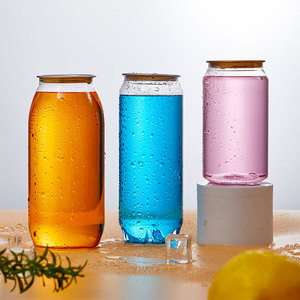 Hàng bán chạy 330ml 500ml Lon nước ngọt trong suốt Lon nhựa PET đựng nước giải khát, đồ uống có ga, nước trái cây có nắp bật dễ mở bằng nhôm - Product Image 3