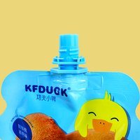Nouveautés : Sachet Doypack en PET/PE imprimé sur mesure avec bec verseur pour jus, purées et boissons