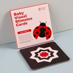 Montessori cảm giác học tập hoạt động màu đen và trắng kích thích thị giác Đồ chơi giáo dục trẻ em - Product Image 6