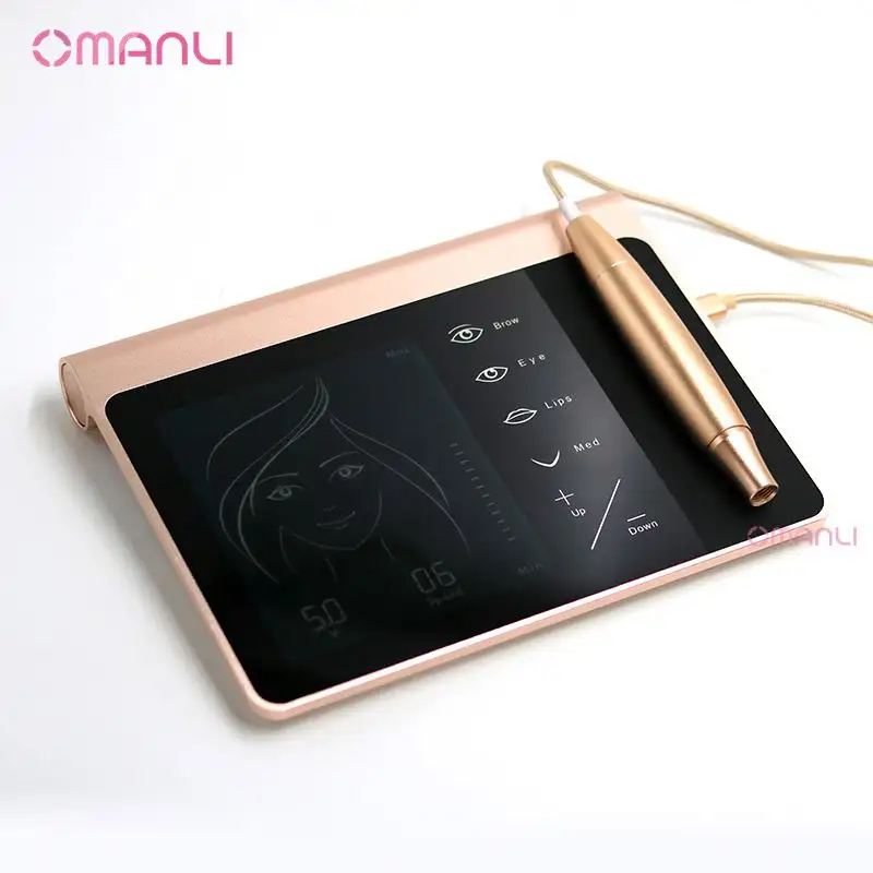 OM-V40 Permanent Makeup Machine Kit For Eyebrow Tattoo Lip Eyeliner Microblading Pen Set Dermograph Make up microblade machine