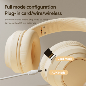 Casque sans fil M8 2026 <span class=keywords><strong>BT53</strong></span> avec micro, design supra-auriculaire confortable, son stéréo pour le sport et le gaming, prend en charge les cartes TF - Product Image 2