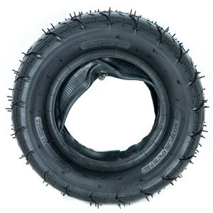 <span class=keywords><strong>Roues</strong></span> pneumatiques en caoutchouc de haute qualité 3.50-8 avec chambre à air TT, adaptées aux chariots, aux brouettes légères et aux motos - Product Image 2