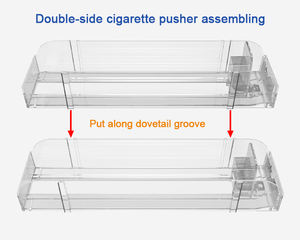 Poussoir pour présentoir à tabac, ressort pour tabac, séparateurs de tablettes en acrylique - Product Image 4