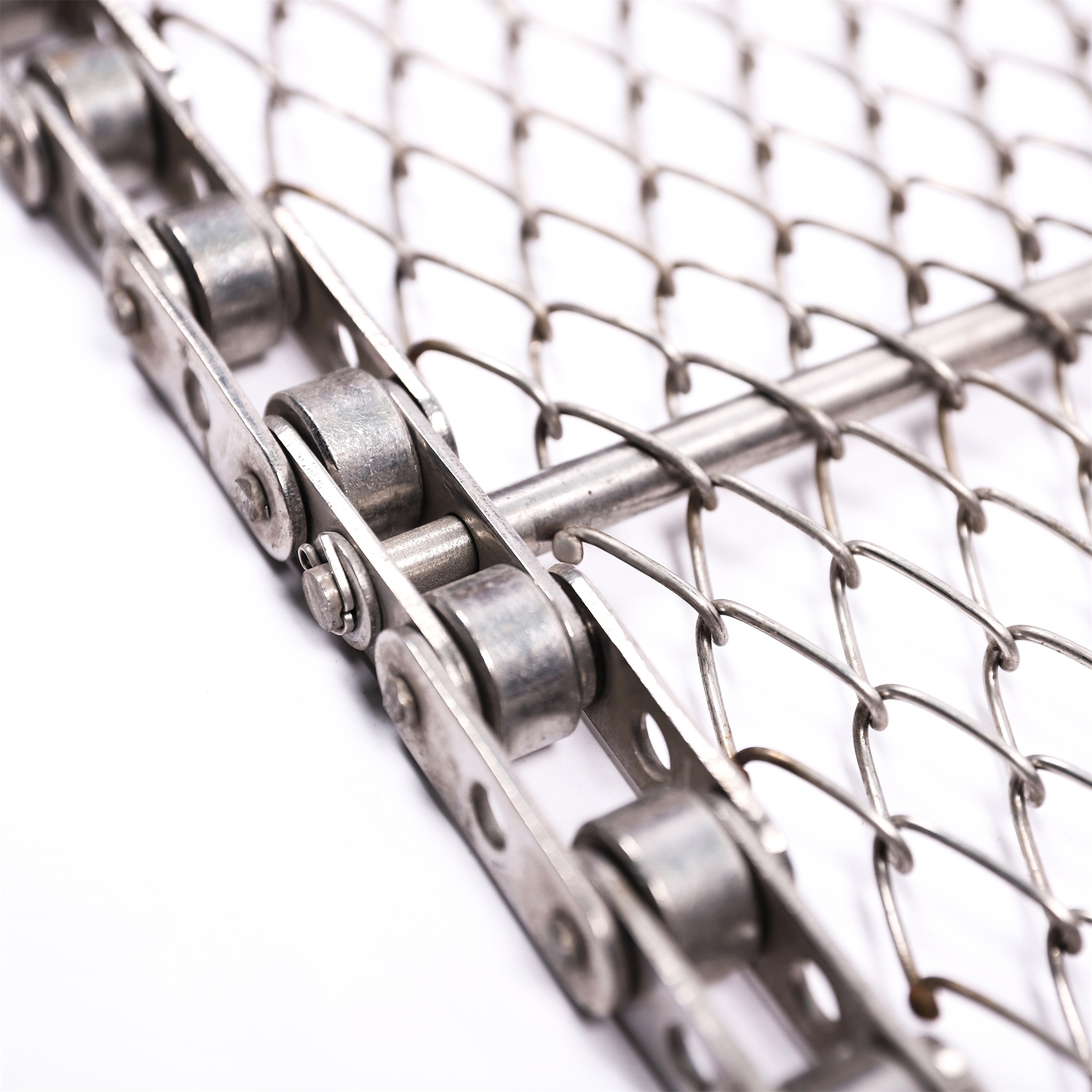 High Temperature Resistance Chain Drive Flat Flex Belt Wire Mesh for Conveyor