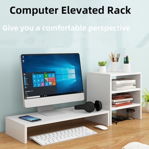 <span class=keywords><strong>Écran</strong></span> de bureau support de coussin surélevé moniteur d'<span class=keywords><strong>ordinateur</strong></span> boîte de rangement de bureau surélevée étagère de rangement - Product Image 3