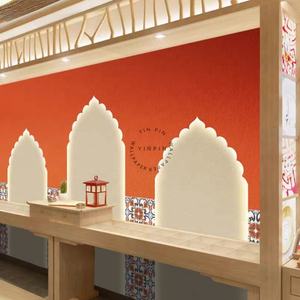 วอลล์เปเปอร์ 3 มิติติดผนังสไตล์ไทยสตูดิโอโยคะสําหรับห้องนั่งเล่น - Product Image 2