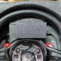 Volant en fibre de carbone compatible avec BMW CS M3 M4 M5 M6 X3 X4 X5 X6 X7 X8 G01 G12 G20 G29 G30 G35 G37 G80 G82 M340i