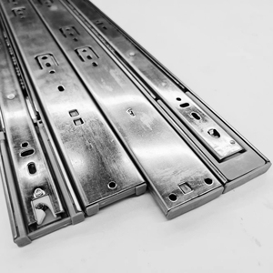 Diapositiva de cajón de <span class=keywords><strong>cierre</strong></span> <span class=keywords><strong>suave</strong></span> de extensión completa de 45mm de ancho, corredores de montaje lateral de <span class=keywords><strong>cierre</strong></span> <span class=keywords><strong>suave</strong></span>, canales telescópicos - Product Image 5