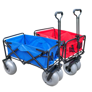 Carrello da spiaggia in alluminio leggero con ruota a palloncino carrello da spiaggia carrello da pesca carrello da spiaggia in alluminio - Product Image 5