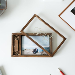 Cajas De Madera Con Tapa Deslizante Para Almacenar Fotos, USB O Recuerdos - Varios Tamaños