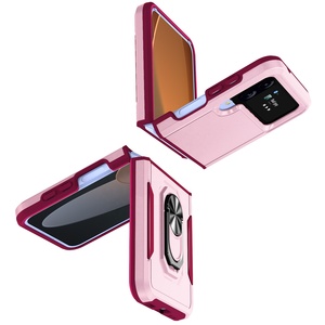 Soporte de anillo de rotación de 360 grados, funda de teléfono de alta calidad, protección completa, para Samsung <span class=keywords><strong>Z</strong></span>, <span class=keywords><strong>Fold</strong></span> <span class=keywords><strong>4</strong></span>, Flip <span class=keywords><strong>4</strong></span> - Product Image 2