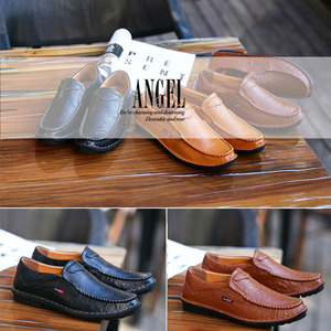 Nuevos Mocasines Vintage <span class=keywords><strong>para</strong></span> <span class=keywords><strong>Hombre</strong></span> Cosidos a Mano, Parte Superior de Cuero Suave Arrugado, Suela de Goma Flexible, OEM, <span class=keywords><strong>Calzado</strong></span> <span class=keywords><strong>para</strong></span> Caminar y Oficina <span class=keywords><strong>para</strong></span> Todo el Día - Product Image 3